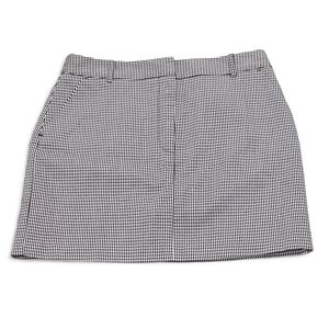 Topshop Black and White Checkered Mini Skirt NWT US Size 8